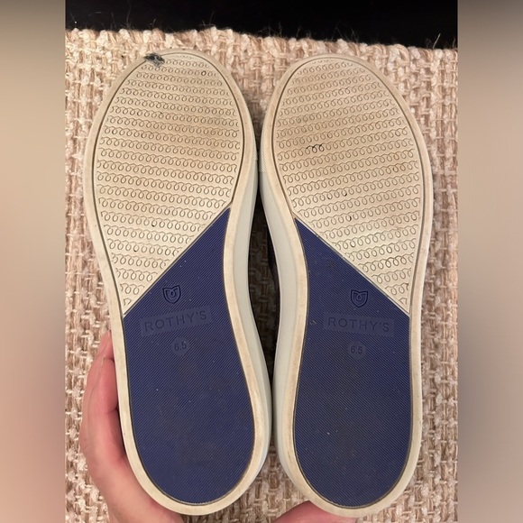 Rothy’s The Original Slip On Comfort Sneaker Women Size 6.5 Gray & Black Camo - Picture 8 of 9